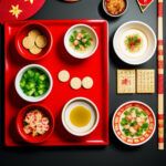 A Simple Menu For The Chinese New Year, With Gustative Introductions And Recepies  And Some Wishes In Between For The Crackers